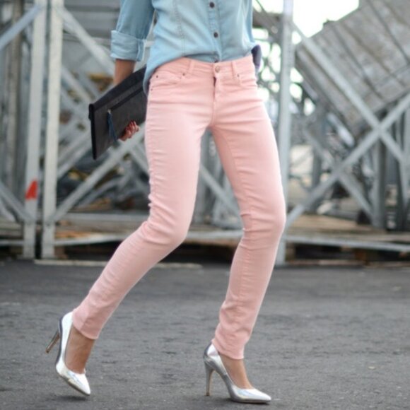 🌸 🌷💝 Cute Pale Pink Jones New York Madison Jeans Pants💝 - Picture 5 of 8